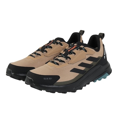 アディダス（adidas）スニーカー アウトドアシューズ テレックス エニーランダー Rain. Rdy ブラウン JQ9961 ハイキング