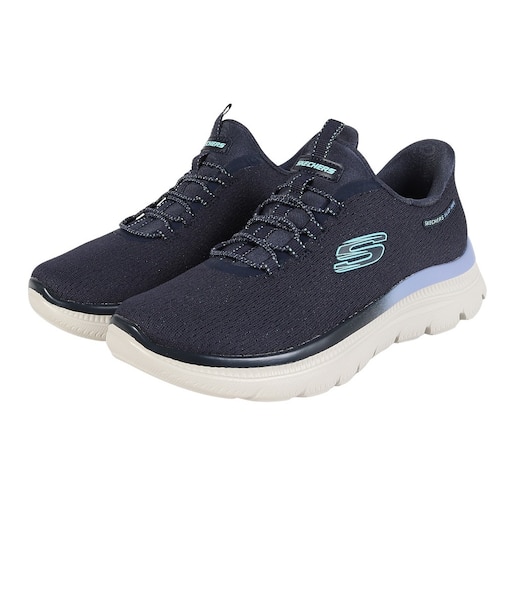 スケッチャーズ(SKECHERS)カジュアルシューズ スリップインズ サミット プラス シマーリング ストリッド ネイビー 150619-NVY