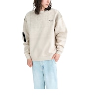 ルーカ(RVCA)FADE BACKSIDE ARCH クルーネックトレーナー BF042001 CER