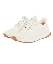 スケッチャーズ(SKECHERS)カジュアルシューズ スリップインズ ボブス SQUAD 4-KEY LOOK オフホワイト 117740-WHT スニーカー