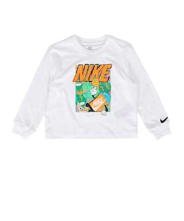 ナイキ（NIKE）ジュニア バスケットボール 長袖Tシャツ 76N322-001