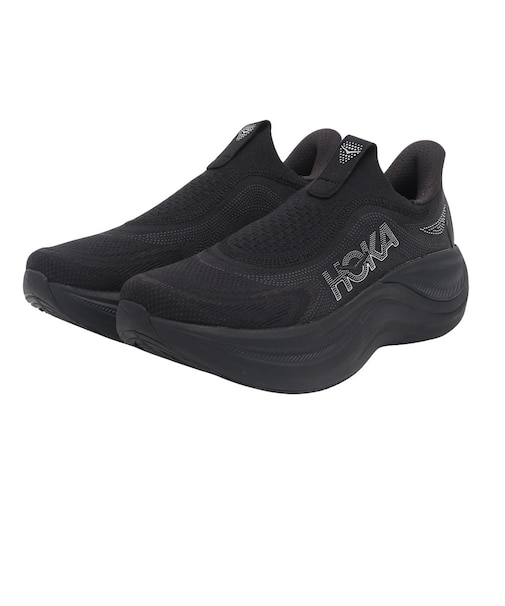 ホカ(HOKA)ランニングシューズ ジョギングシューズ スカイワード レースレス ブラック 1168876-BBLC スニーカー