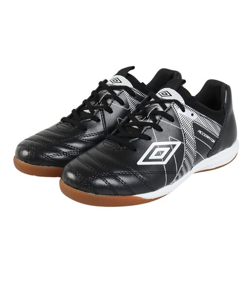 アンブロ(UMBRO)ジュニアサッカーインドアトレーニングシューズ 屋内 室内 アクセレイタ- TR JR WIDE IN UF5SFCF2J BKWH