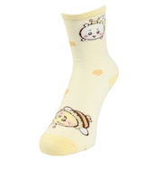靴下 ハチワレ うさぎ ハチ総柄 メッシュソックス 22.0cm 3197011-41 ソックス ちいかわ