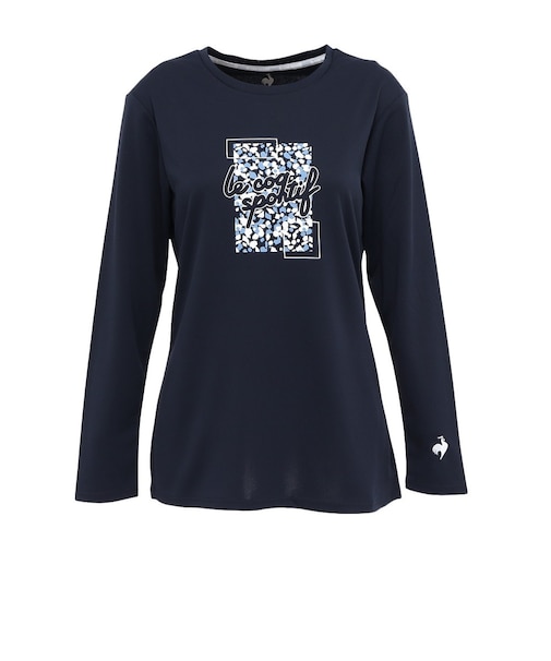 ルコックスポルティフ（lecoqsportif）テニスウェア レディース 長袖プラクティスシャツ LN5FLT30L NV00