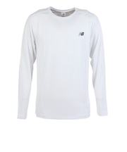 ニューバランス（new balance）スポーツロゴ長袖Tシャツ AMT53405WT