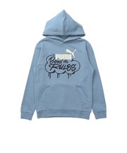 プーマ(PUMA)ミッド 90S フーディ 691185 34 LBLU