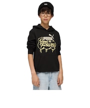 プーマ(PUMA)ミッド 90S フーディ 691185 01 BLK