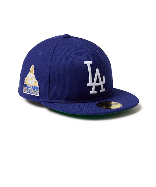 ニューエラ（NEW ERA）帽子 キャップ 59FIFTY ソフトバックラム World Series ロサンゼルス・ドジャース 青 S-Lサイズ 14668…