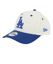 ニューエラ(NEW ERA)帽子 キャップ キッズ Youth 9FORTY 2-Tone ロサンゼルス・ドジャース ベージュ 14671600