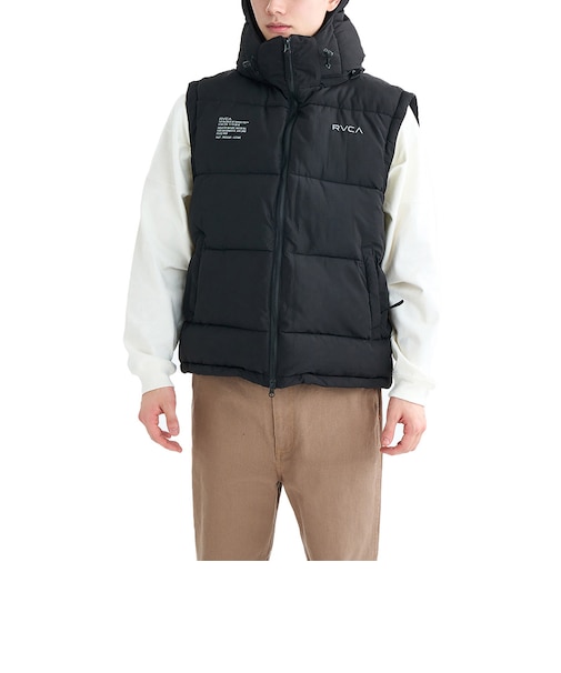 ルーカ（RVCA）パファー ベスト BF042762 BLK