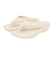 クロックス（crocs）サンダル メロウ リカバリー フリップ Stucco オフホワイト 211100-160 スポーツサンダル