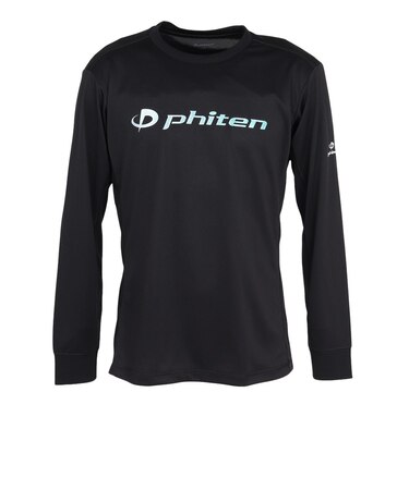 ファイテン（PHITEN）バレーボールウェア ラメ グラデーション 長袖Tシャツ BK/BL 3125JG68310