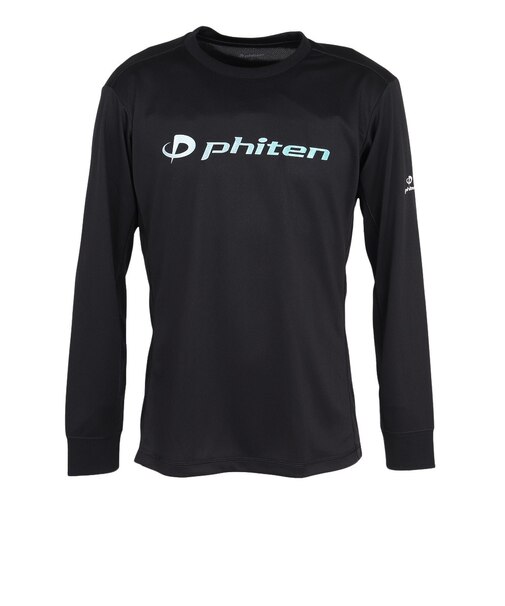 ファイテン（PHITEN）バレーボールウェア ラメ グラデーション 長袖Tシャツ BK/BL 3125JG68310