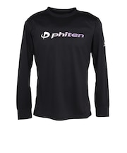 ファイテン(PHITEN)バレーボールウェア ラメ グラデーション 長袖Tシャツ BK/PL 3125JG68300