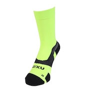 ツー・タイムズ・ユー(2XU)ランニングソックス 靴下 ヴェクターライトクッション クルーソックス UA7005E-VOL/BLX