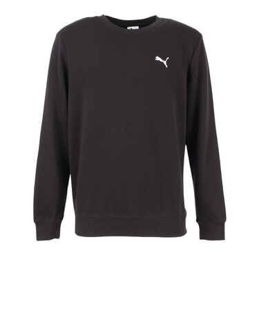 プーマ（PUMA）ESS クルースウェットシャツ TR 691224 01 BLK