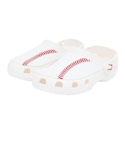 クロックス(crocs)ジュニア サンダル ClscBaseballCgK ホワイト 211259-100 スポーツサンダル