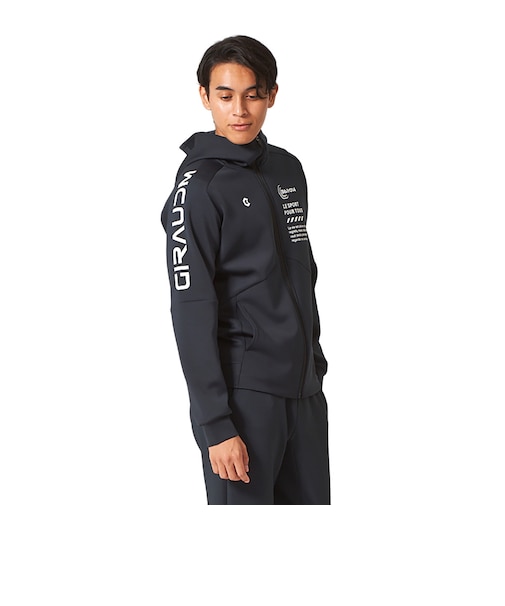 SMOOTH KNIT ウォームアップジャケット WU5F0012-TR851-GRDSH NVY