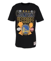 バスケットボールウェア 半袖Tシャツ WARRIO TP10214-GSWBLCK