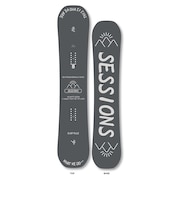 セッションズ(SESSIONS)スノーボード板 26 RIOT PLUS 25100298 GRY