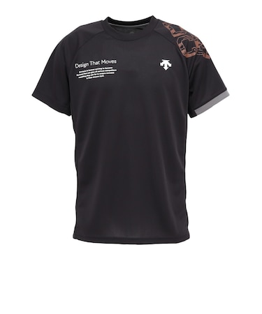 デサント（DESCENTE）バレーボールウェア 石川祐希選手着用 半袖バレーボールシャツ DV5FHT02U BK01