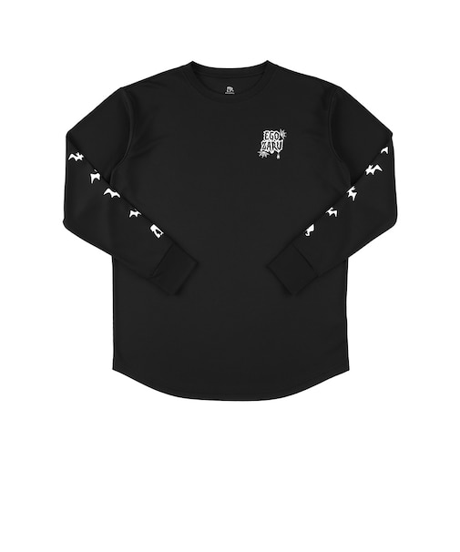 エゴザル（EGOZARU）バスケットボールウェア グロウ ホラーロゴ 長袖Tシャツ EZFW25ULS025C001