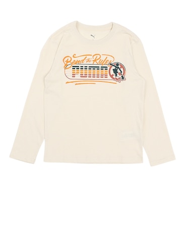 プーマ（PUMA）ジュニア MID90S 長袖Tシャツ 691177 87 BEG