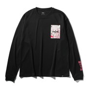 スポルディング(SPALDING)バスケットボールウェア ロングスリーブTシャツ グランジウォール SMT25122BK