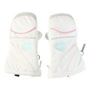 スナッピー(Snappy)キッズ ガールズ ミトングローブ 25SN-002KGM WHT