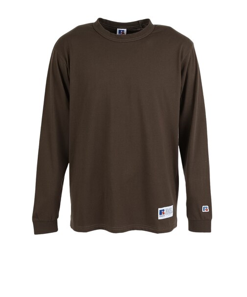 ラッセル（RUSSELL）30/-TC 長袖Tシャツ RBM25S0016 BRN