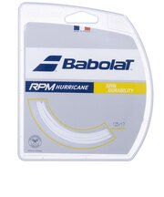 バボラ(BABOLAT)硬式テニスストリング RPM ハリケーン 241141-WH-125