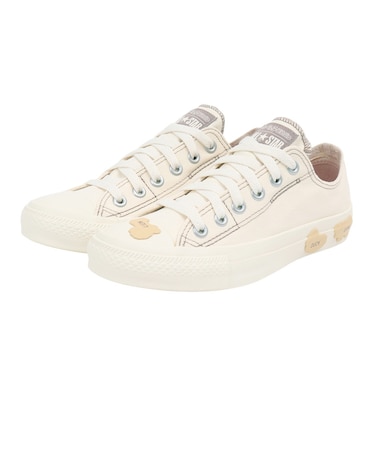コンバース(CONVERSE)スニーカー キャンパスシューズ オールスター BS スリップ OX たべっ子どうぶつ オフホワイト 31315270