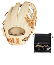 ミズノ（MIZUNO）硬式用グラブ 内野手用 野球グローブ 一般 ミズノプロ 限定モデル 1AJGH33213 8049 お一人様一点まで