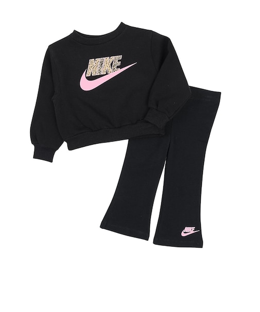 ナイキ（NIKE）ジュニア ガールズ WILD WARMTH ロゴ レギンス 上下セット 26N517-023