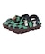 クロックス（crocs）サンダル 「鬼滅の刃」 炭治郎 エコー クロッグ グリーン ブラック 212434-90H スポーツサンダル
