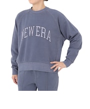 ニューエラ(NEW ERA)裏毛 オーバーサイズド スウェット クルーネック ガーメントダイ 14674711
