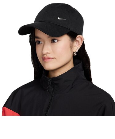 ナイキ（NIKE）スポーツキャップ クラブ キャップ 黒 S-Lサイズ(52-63cm) FZ5698-010 帽子