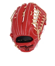 ミズノ(MIZUNO)軟式用グラブ 外野手用 野球グローブ 一般 ウィルドライブ レッド IBE限定スペック 1AJGR33507 7080