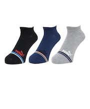 プーマ（PUMA）靴下 ライン スニーカーソックス 3足組 25.0cm 2823269-02 3色セット