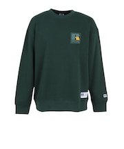 ラッセル(RUSSELL)C100 ワンポイント ロゴ クルーネック スウェットシャツ RBM25F0008 DGRN