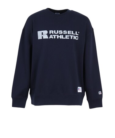 ラッセル（RUSSELL）C100 ブランドロゴ クルーネック スウェットシャツ RBM25F0010 NVY