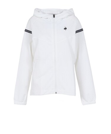 ルコックスポルティフ（lecoqsportif）テニスウェア フルジップフーディージャケット LN5FJK20L WH00