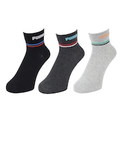プーマ（PUMA）靴下 ジュニア ライン クォーター丈 ソックス 3足組 19センチ 21センチ 23センチ 4293402-02 運動 スポーツ 新調