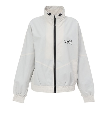 エックスガール（X-gir）ロゴ ワインドアップ ジャケット 155253021002-OFF WHITE