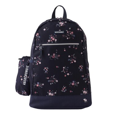 アバクロンビー&フィッチ（Abercrombie & Fitch）リュック AAN A&F PENCIL BAG バックパック ポーチ付き 紺 14L 9AW…