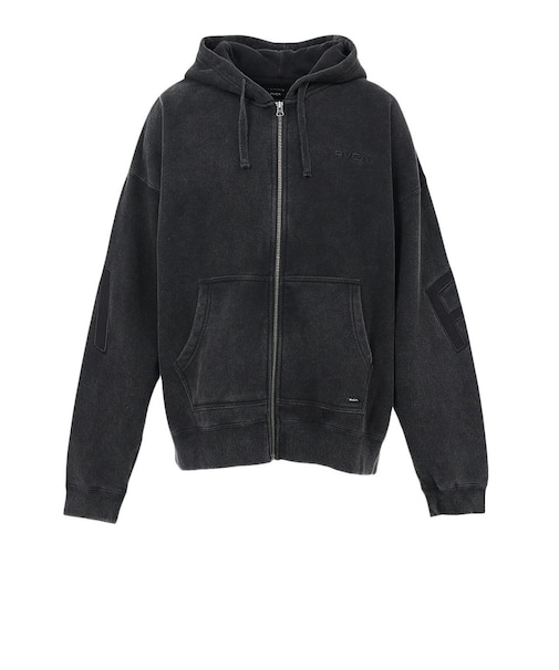 ルーカ（RVCA）ARCH BACK SIDE ジップ HD パーカー BF042019 KVCB