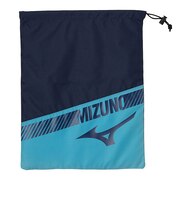 ミズノ(MIZUNO)バック シューズ袋 ネイビー×ブルー 33JMB00381
