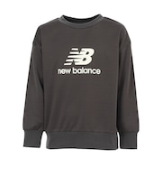 ニューバランス(new balance)ジュニア ライトスウェットクルーネック ABT55561BLK