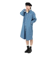 エルケクス(ELKEX)長袖 デニム ワンピース EKL5FA0016 LBLU